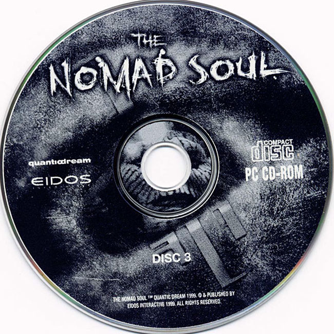 Omikron: The Nomad Soul - CD obal 3