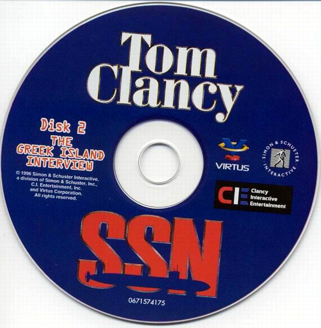 Tom Clancy's SSN - CD obal 2