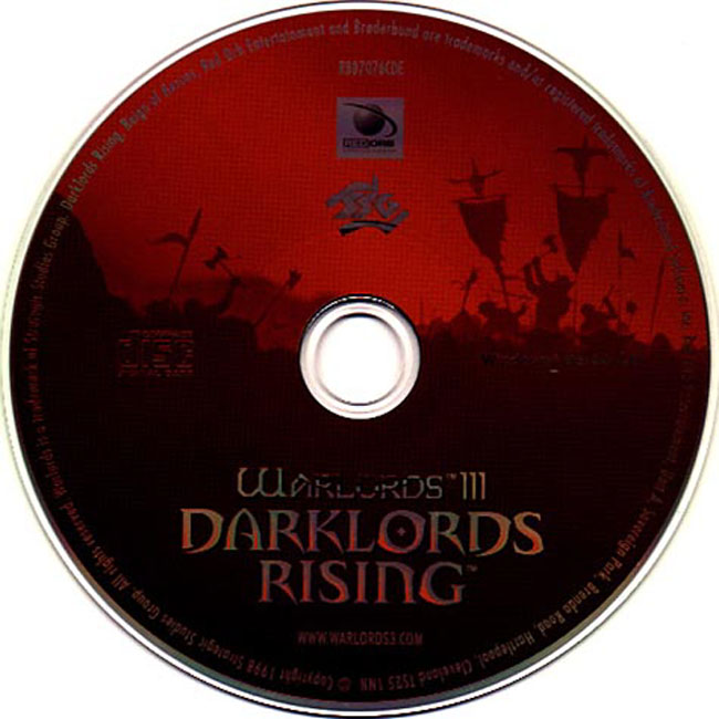 Warlords 3: Darklords Rising - CD obal