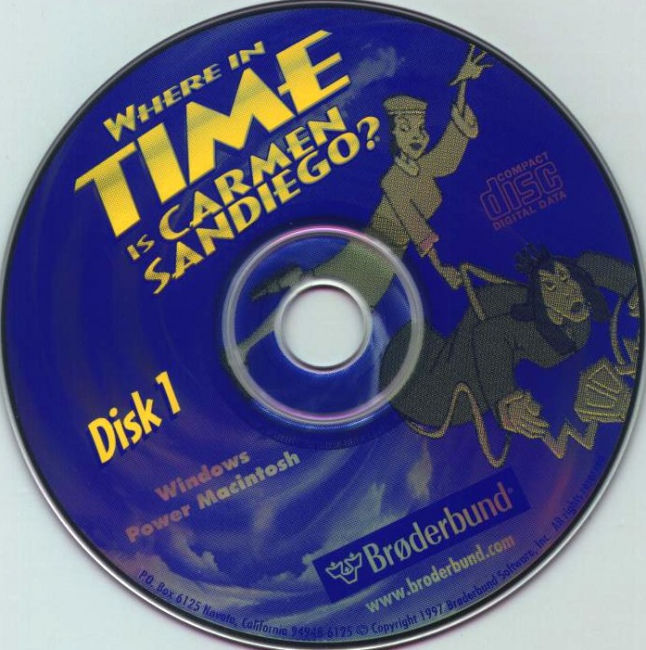 Where In Time Is Carmen SanDiego - CD obal