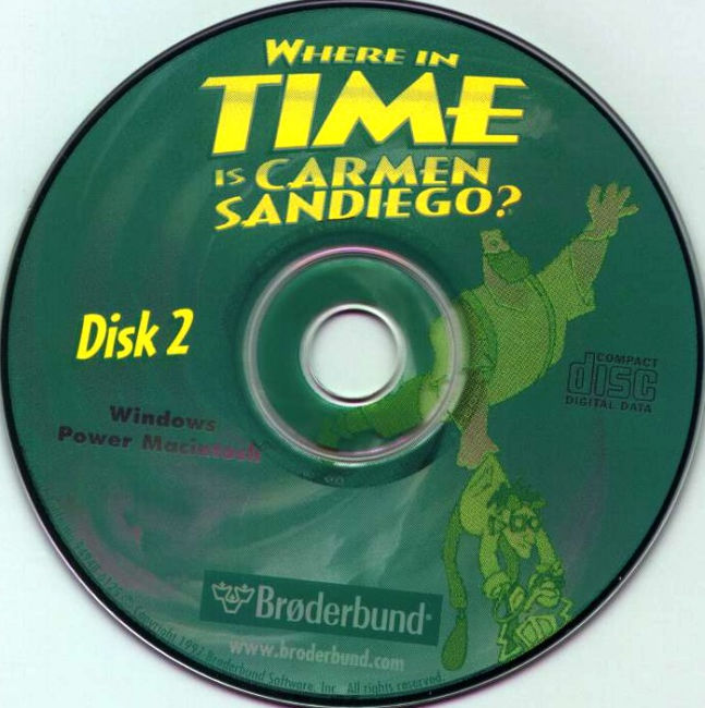 Where In Time Is Carmen SanDiego - CD obal 2