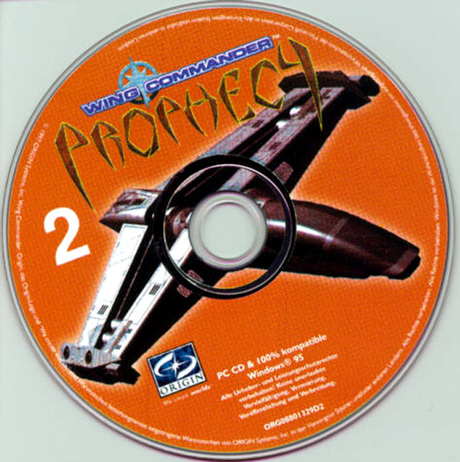 Wing Commander: Prophecy - CD obal 2