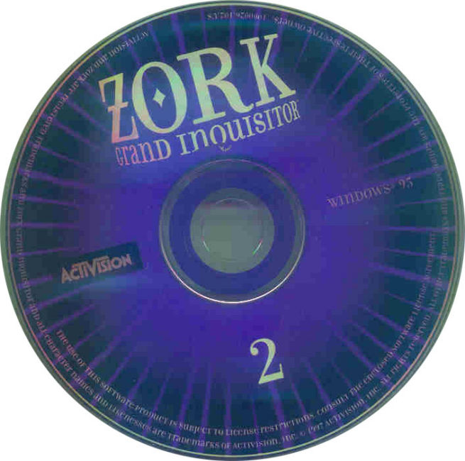 Zork: Grand Inquisitor - CD obal 2