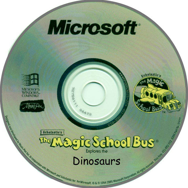Magic School Bus: Dinosaurs - CD obal