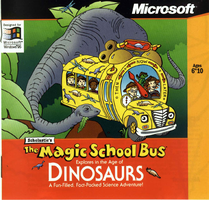 Magic School Bus: Dinosaurs - predn CD obal