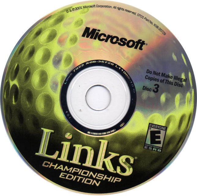 Links Championship Edition - CD obal 3