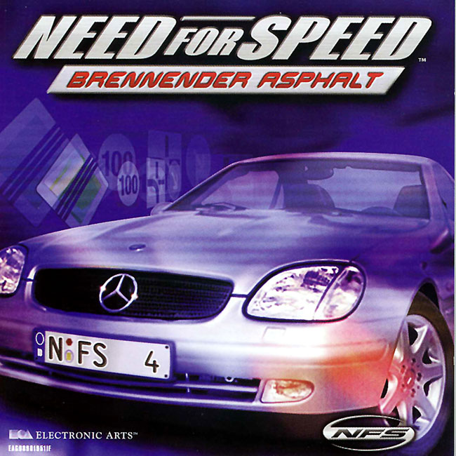 Need for Speed: Brennender Asphalt - predn CD obal