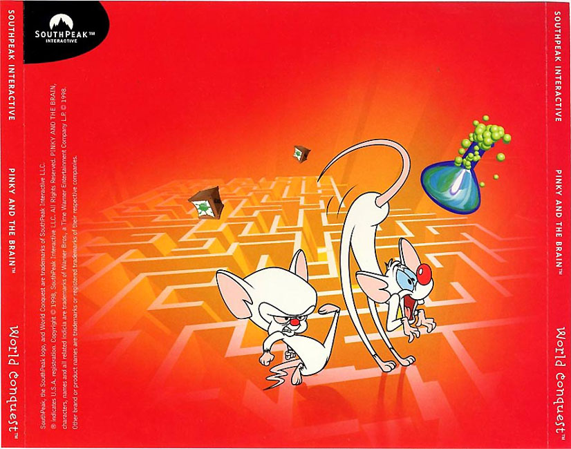 Pinky and The Brain: World Conquest - zadn CD obal