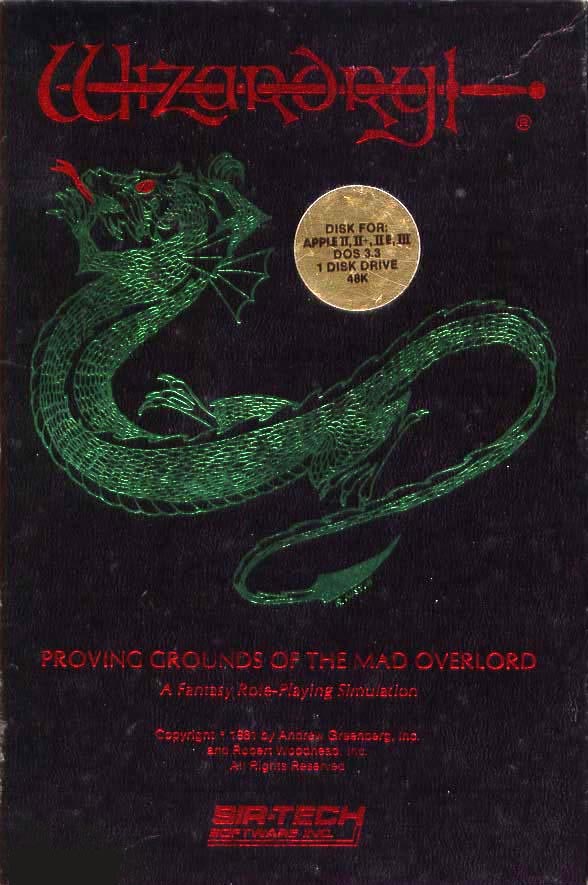 Wizardry: Proving Grounds of the Mad Overlord - predn CD obal 2