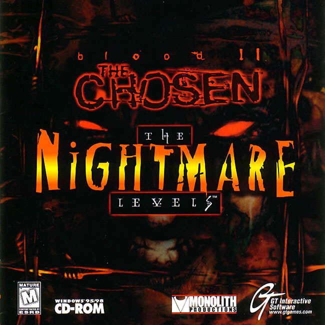 Blood 2: The Chosen - The Nightmare Levels - predn CD obal