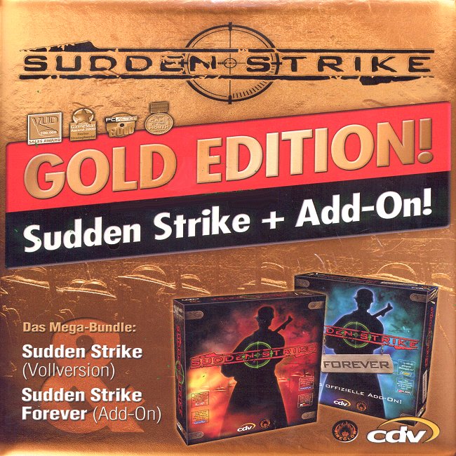 Sudden Strike: Gold Edition - predn CD obal