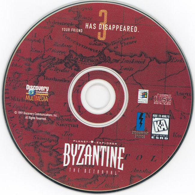Byzantine: The Betrayal - CD obal 3