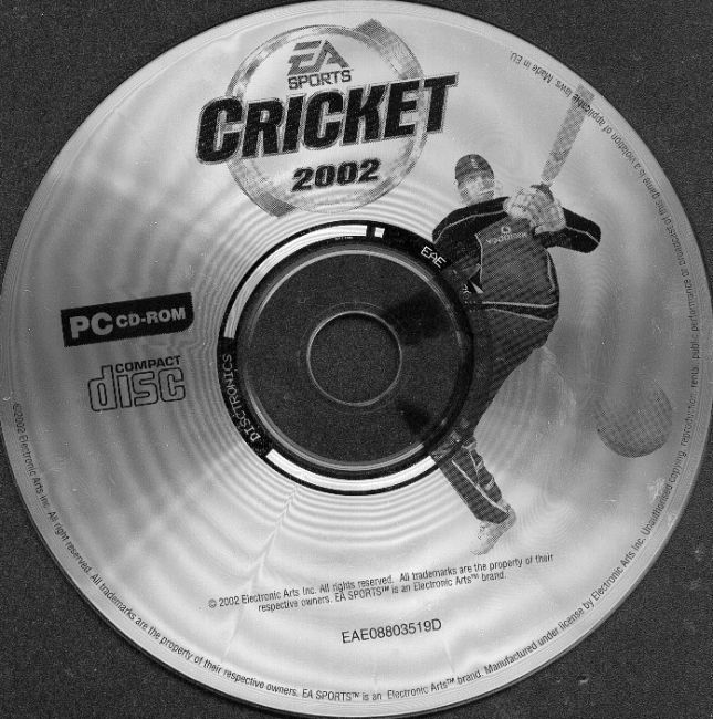 Cricket 2002 - CD obal