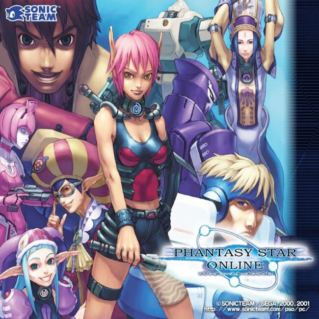 Phantasy Star Online - predn CD obal