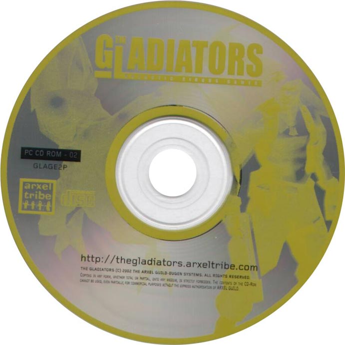 The Gladiators: The Galactic Circus Games - CD obal 2