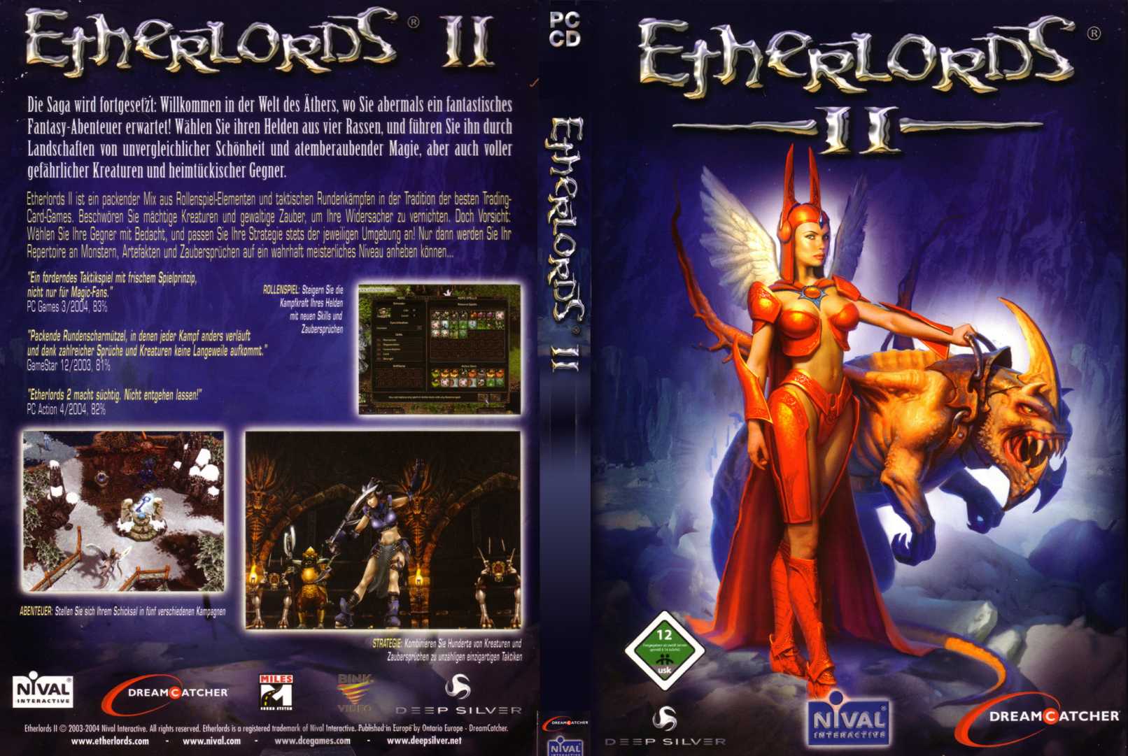 Etherlords 2 - DVD obal
