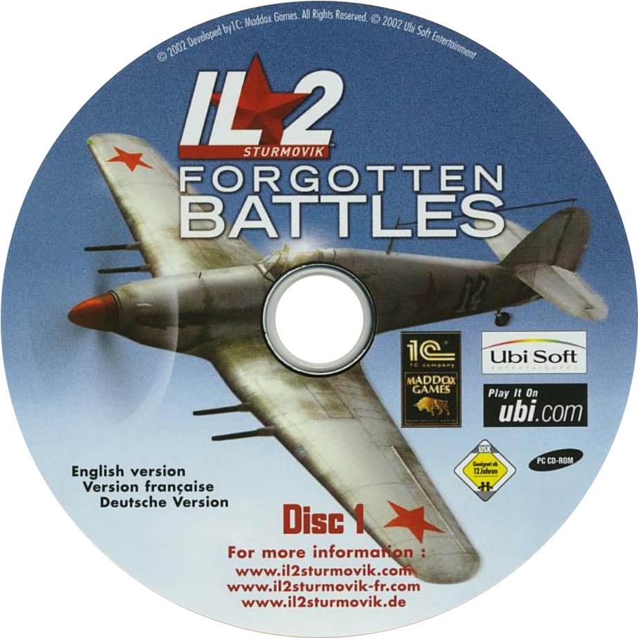 IL-2 Sturmovik: Forgotten Battles - CD obal