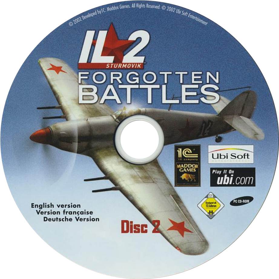 IL-2 Sturmovik: Forgotten Battles - CD obal 2