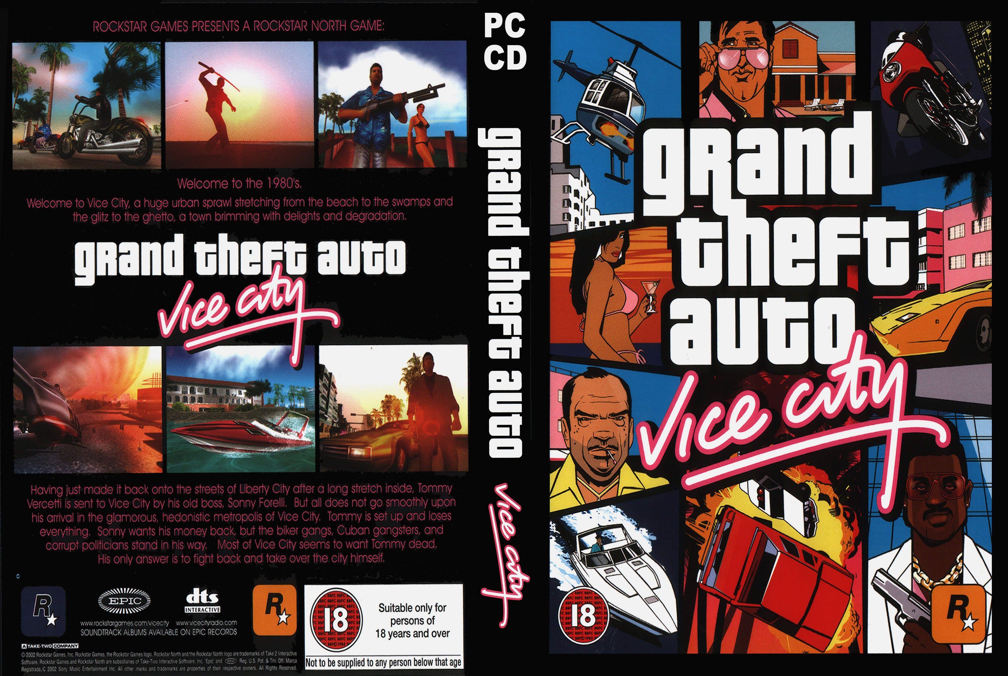 Grand Theft Auto: Vice City - DVD obal 2