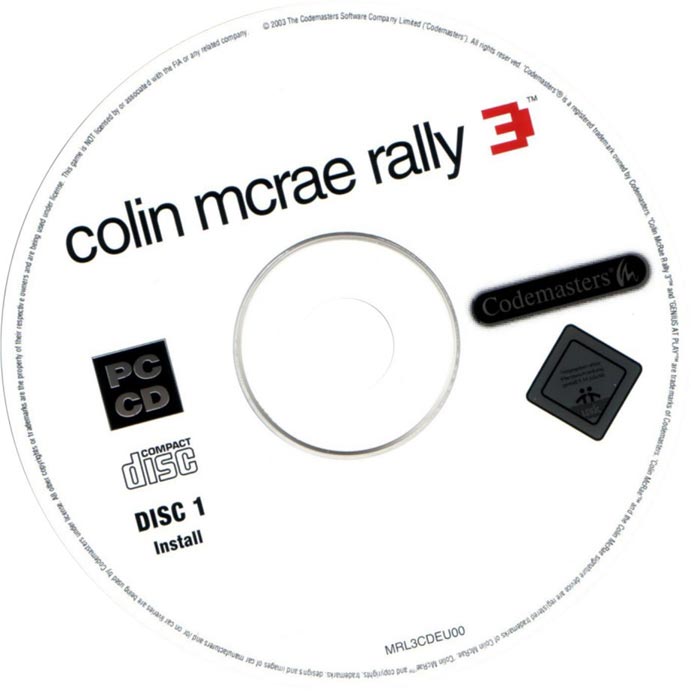 Colin McRae Rally 3 - CD obal