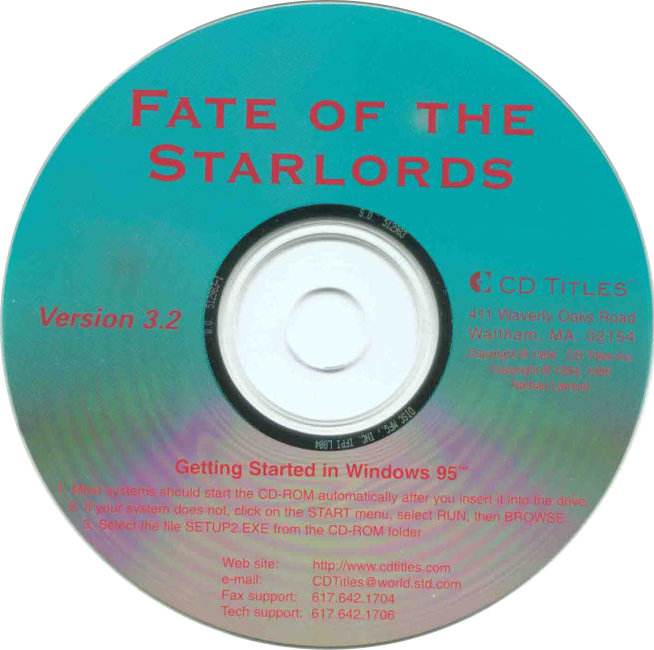 Fate of the Starlords - CD obal