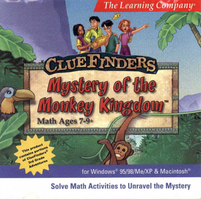 Clue Finders: Mystery of The Monkey Kindom - predn CD obal
