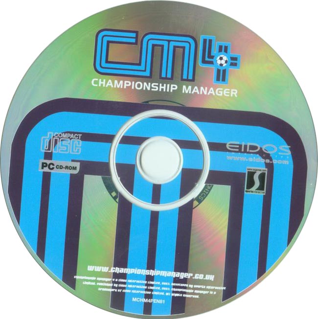 Championship Manager 4 - CD obal
