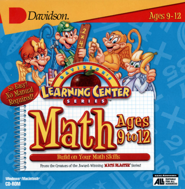 Davidson's Learning Center: Math Ages 9-2 - predn CD obal