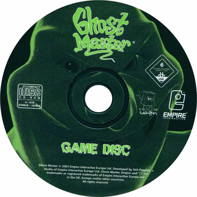 Ghost Master - CD obal