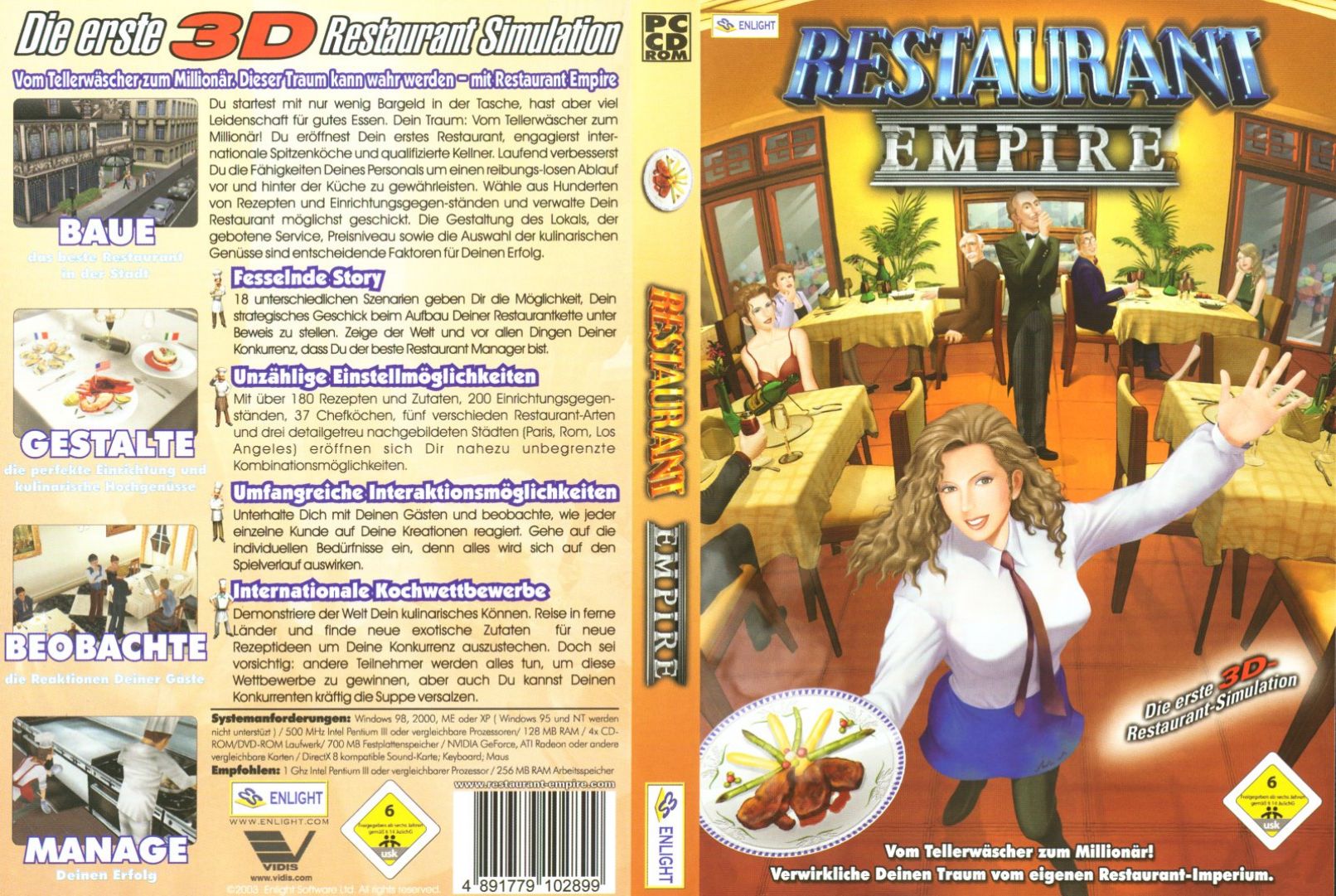 Restaurant Empire - DVD obal