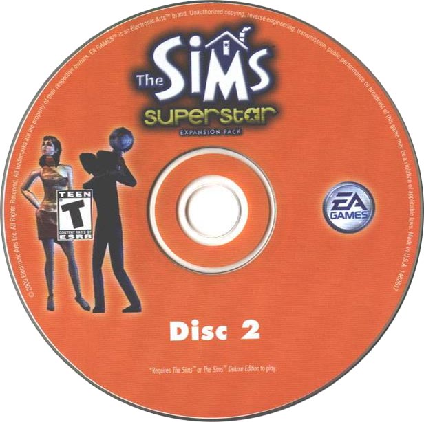 The Sims: Superstar - CD obal 2