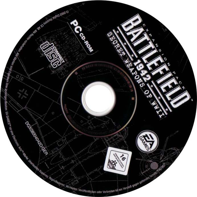 Battlefield 1942: Secret Weapons of WWII - CD obal