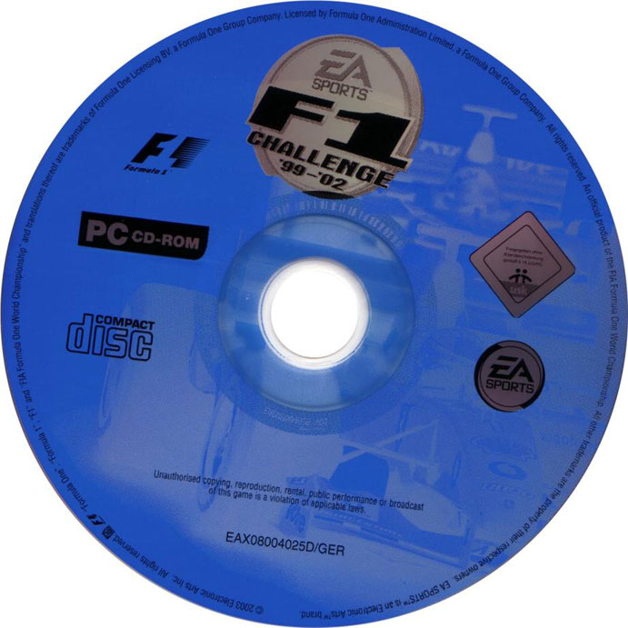 F1 Challenge '99-'02 - CD obal