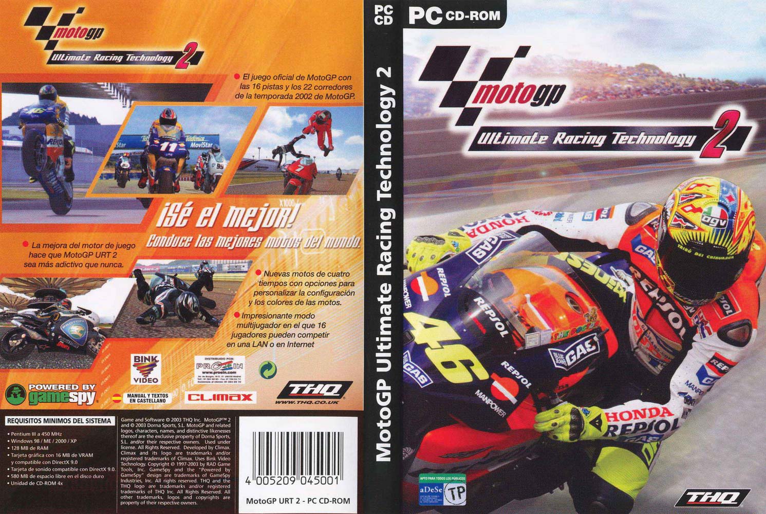 Moto GP - Ultimate Racing Technology 2 - DVD obal 2