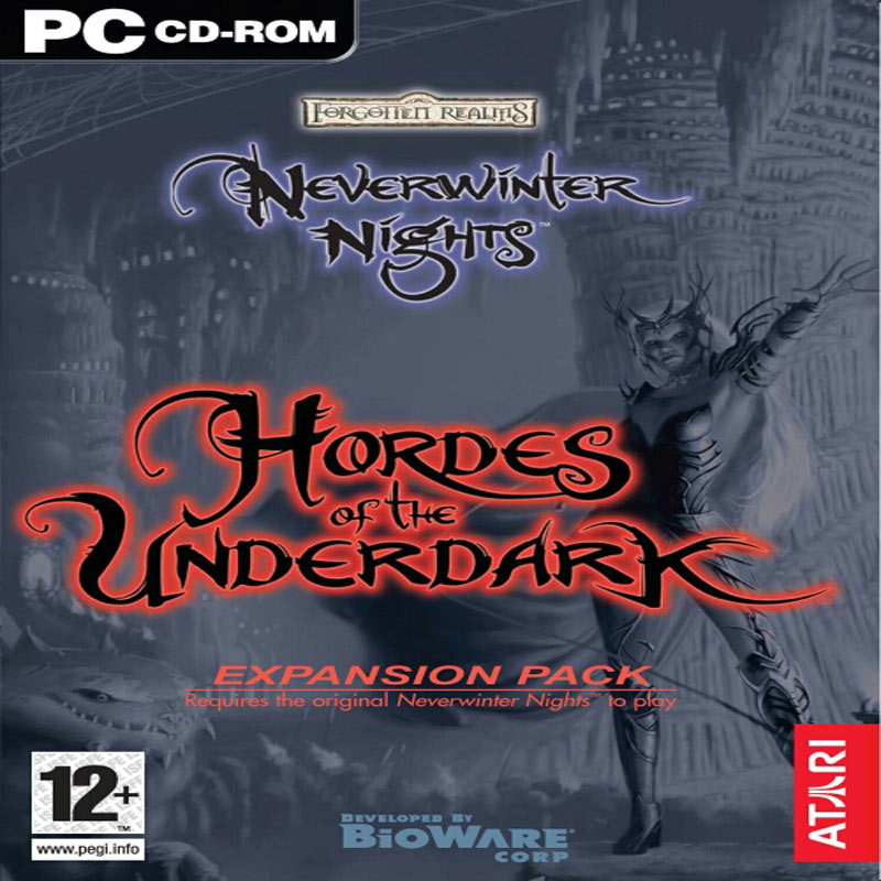 Neverwinter Nights: Hordes of the Underdark - predn CD obal