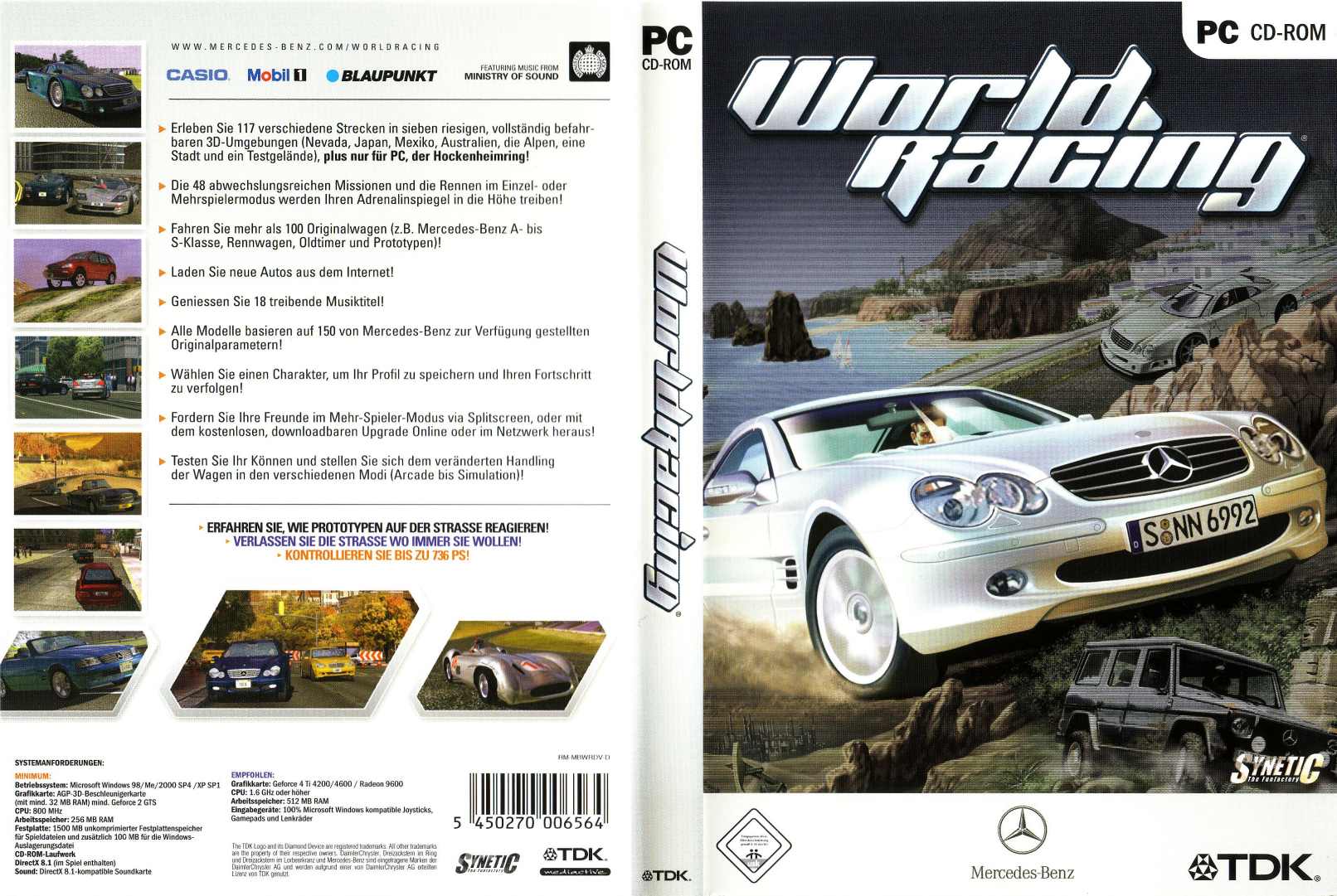 Mercedes-Benz World Racing - DVD obal 2
