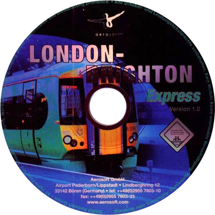 London-Brighton Express - MS Train Simulator Add-On - CD obal