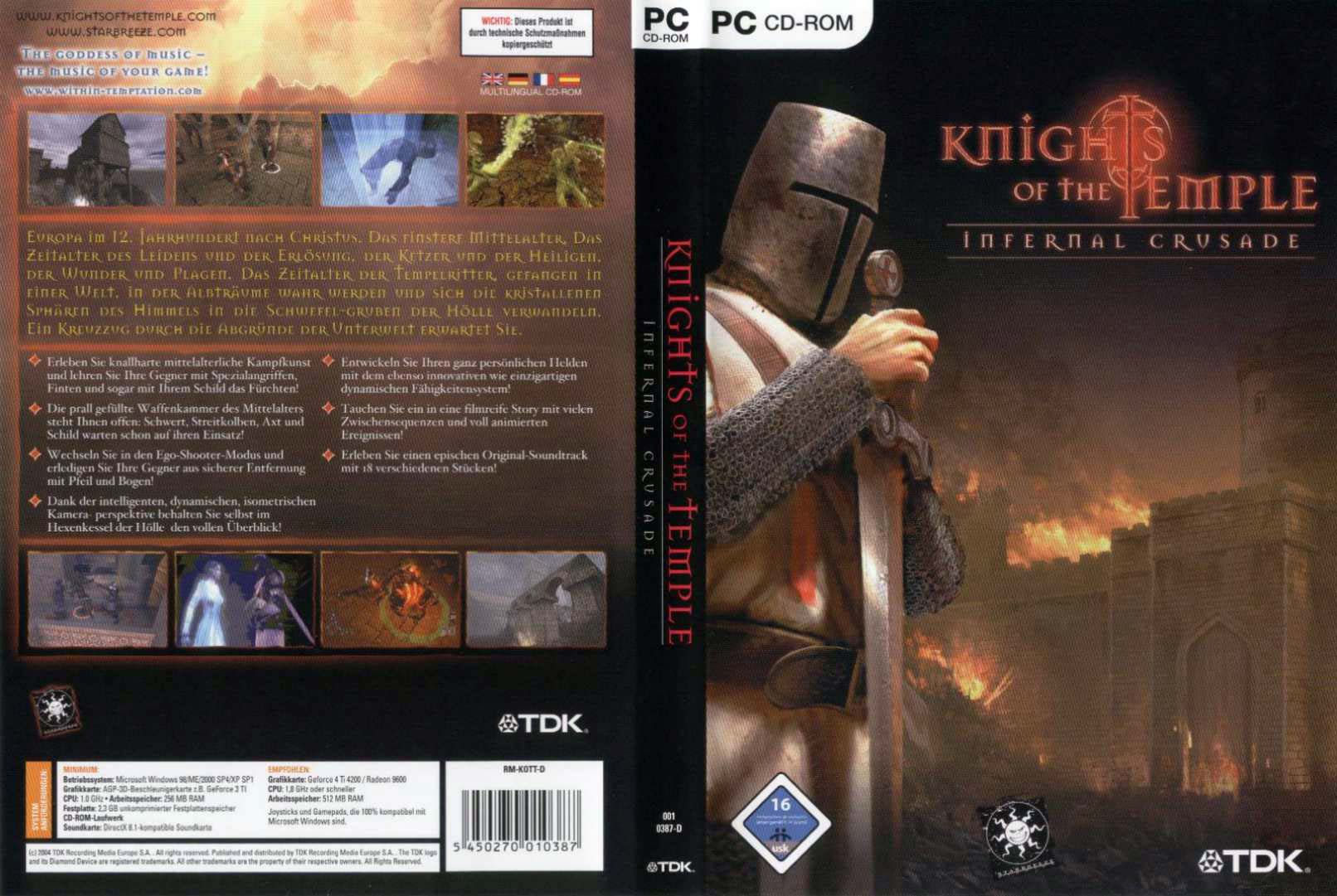 Knights of the Temple: Infernal Crusade - DVD obal