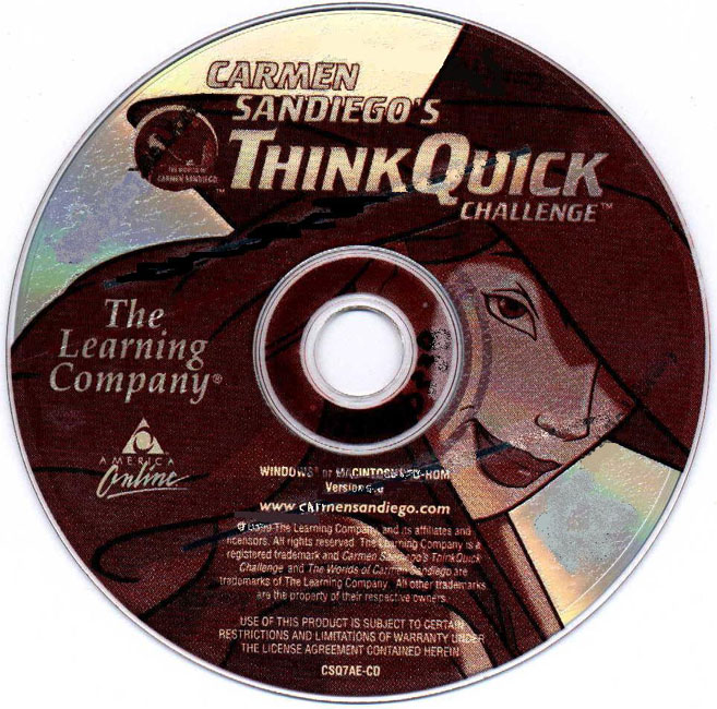 Carmen Sandiego's Think Quick Challenge - CD obal
