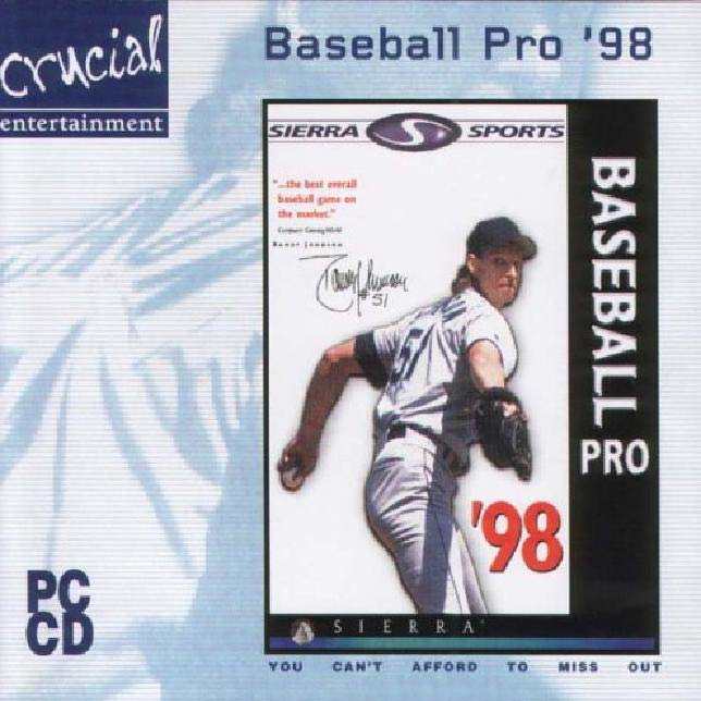 Baseball Pro '98 - predn CD obal