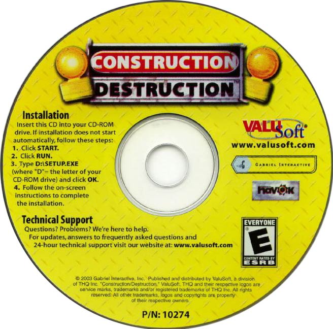 Construction Destruction - CD obal