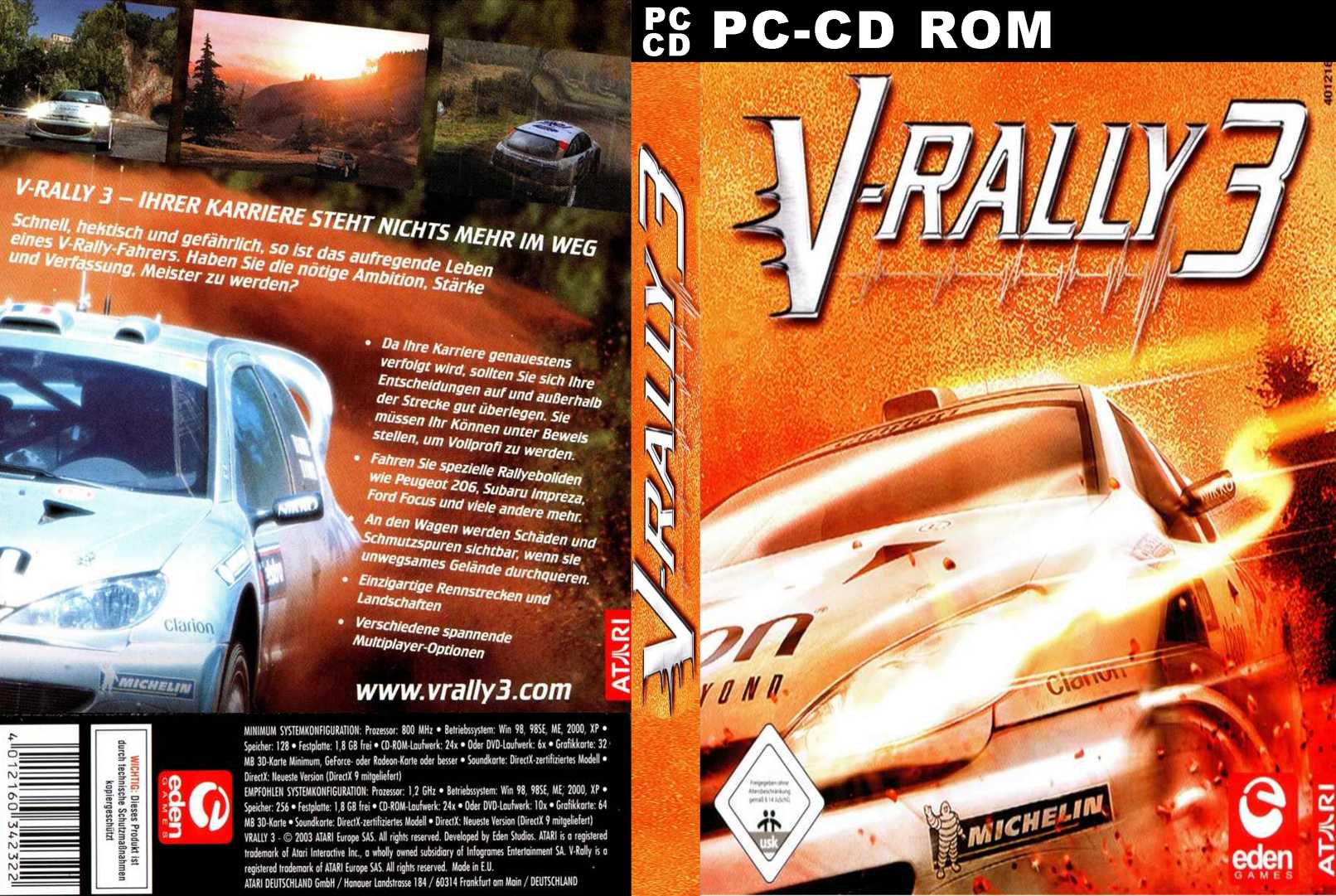 V-Rally 3 - DVD obal