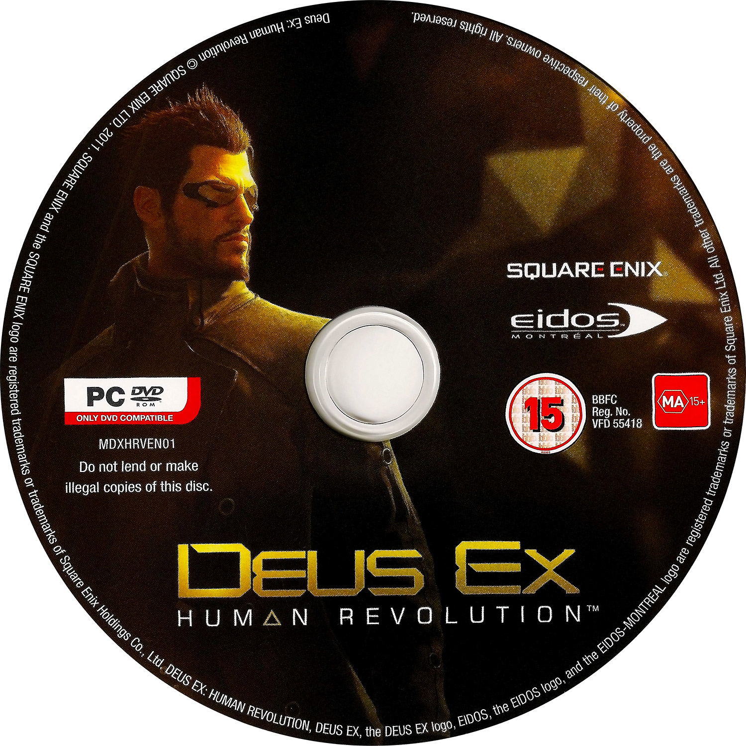 Deus Ex: Human Revolution - CD obal