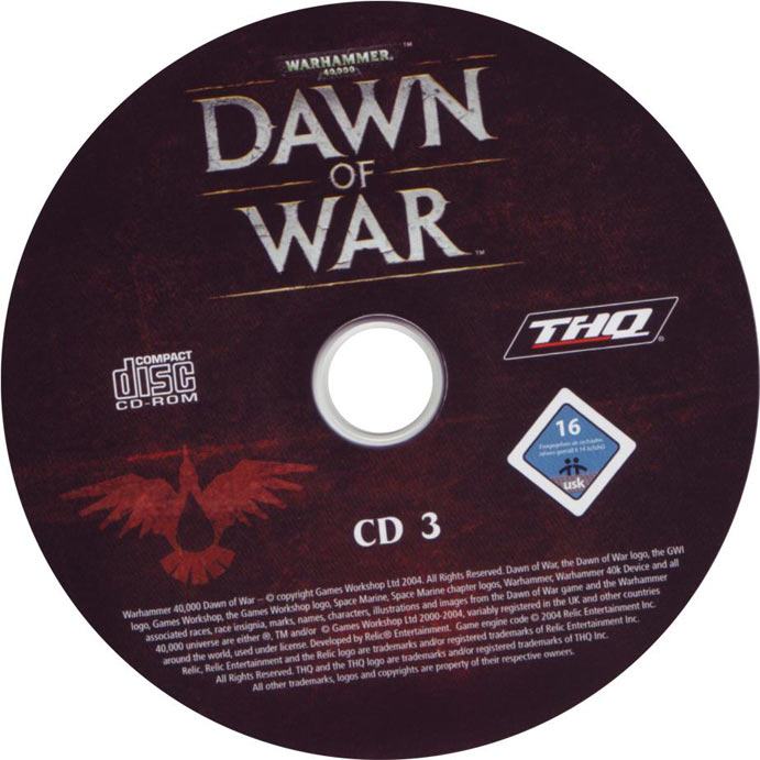 Warhammer 40000: Dawn of War - CD obal 3