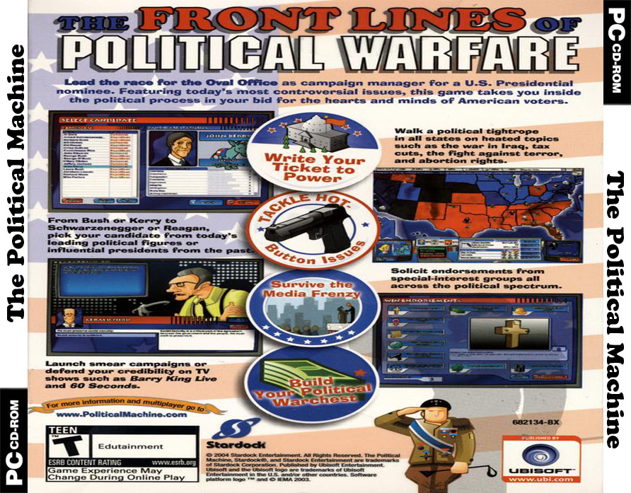 The Political Machine - zadn CD obal