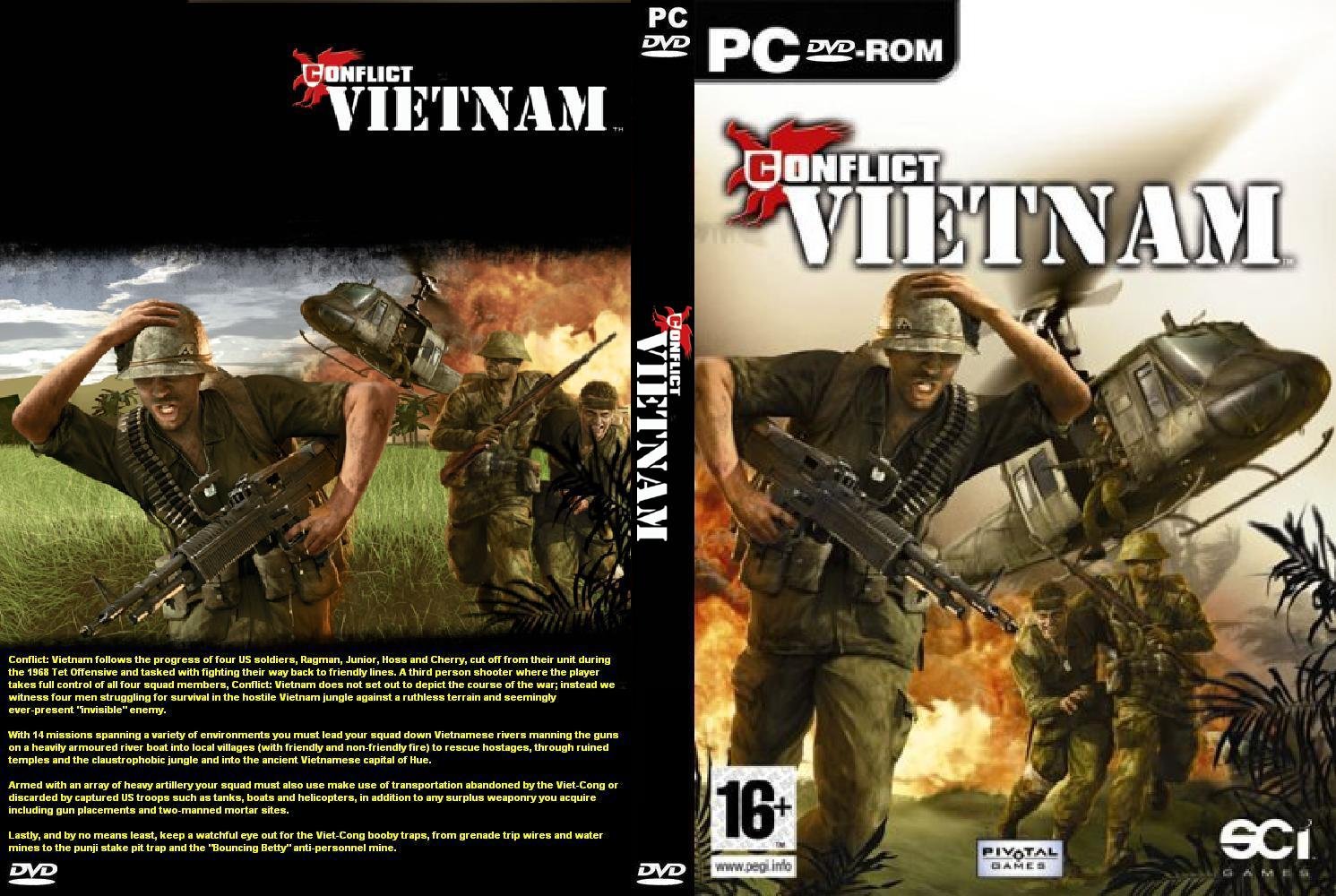 Conflict: Vietnam - DVD obal
