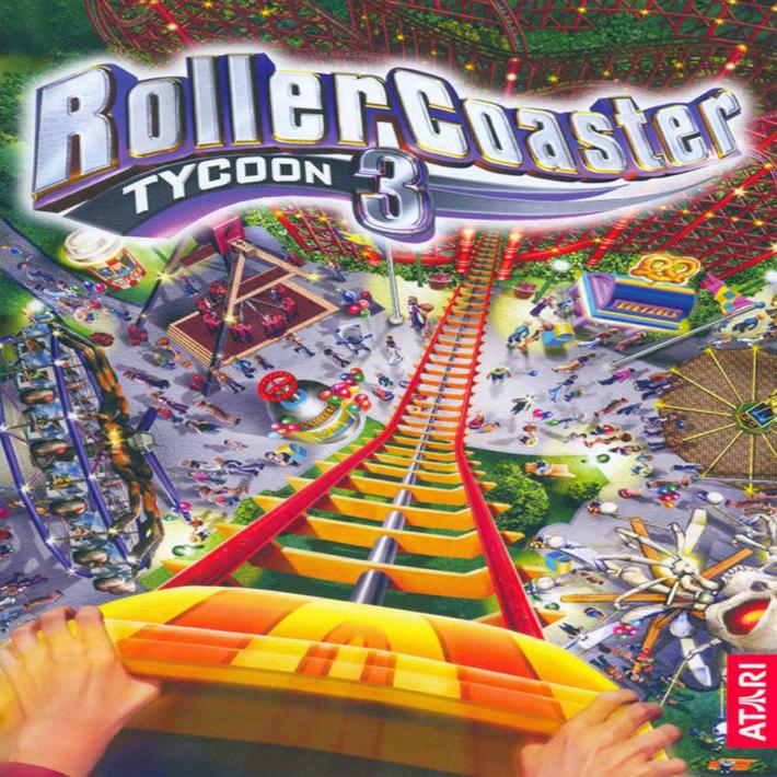 RollerCoaster Tycoon 3 - predn CD obal