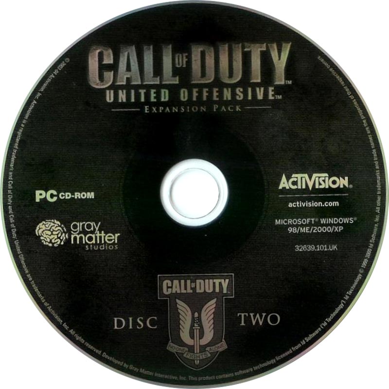 Call of Duty: United Offensive - CD obal 2