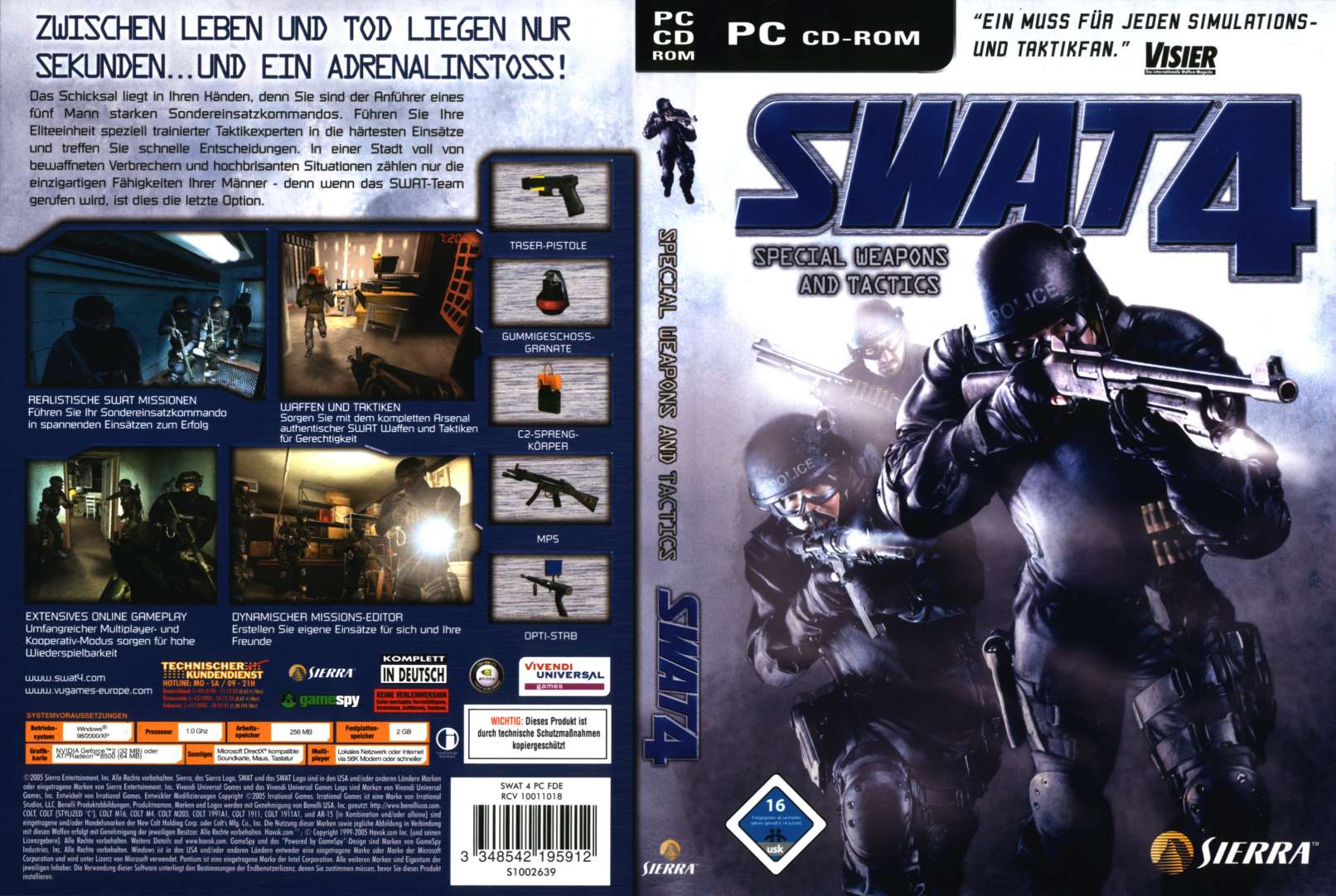 Swat 4: Special Weapons and Tactics - DVD obal