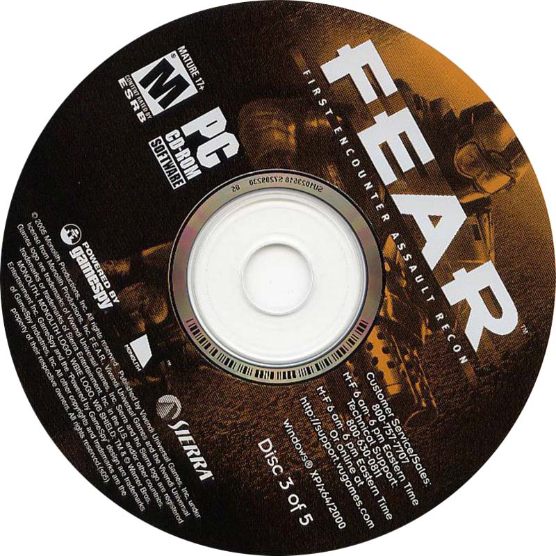 F.E.A.R. - CD obal 5
